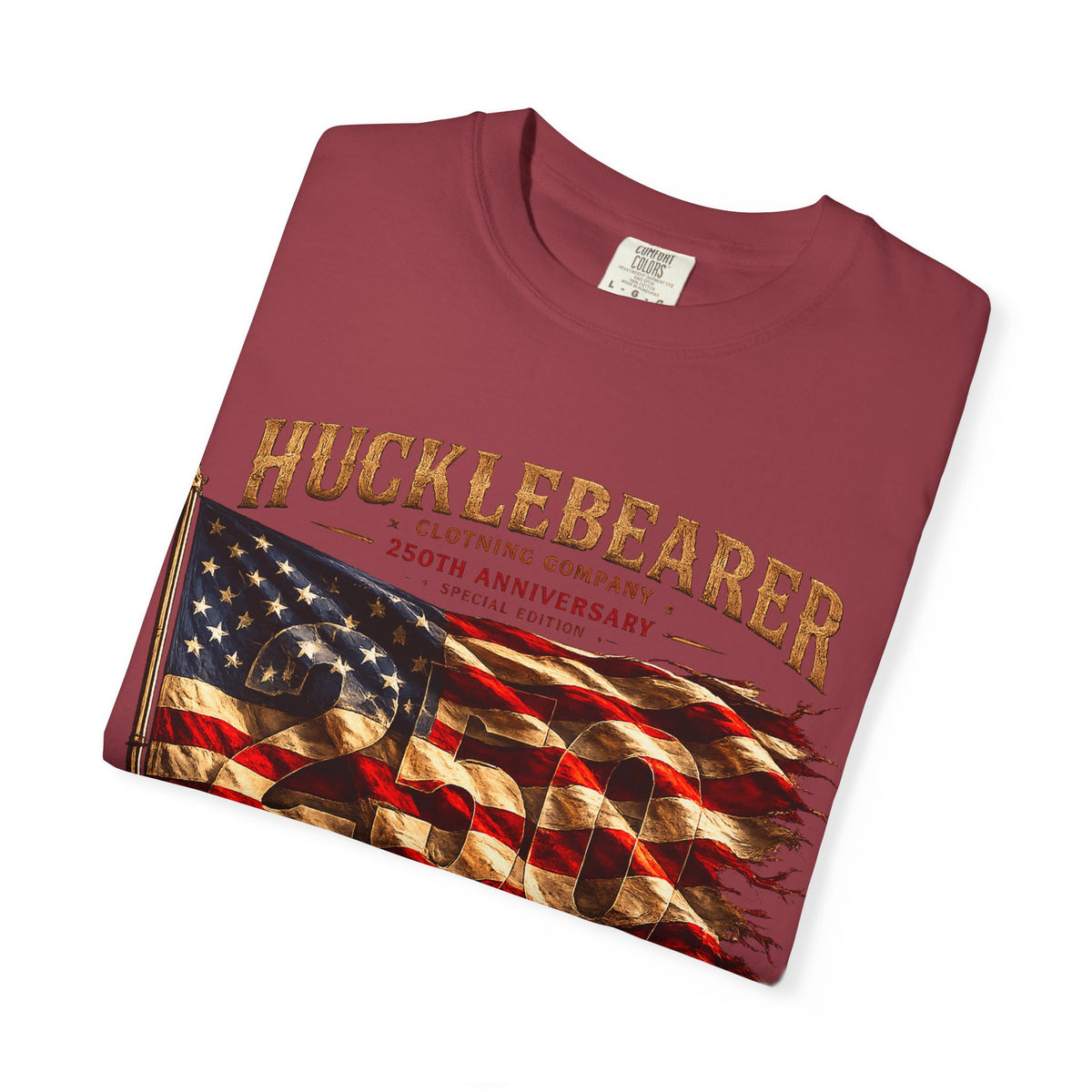 Copy of Hucklebearer "250th Anniversary" American Flag T-Shirt