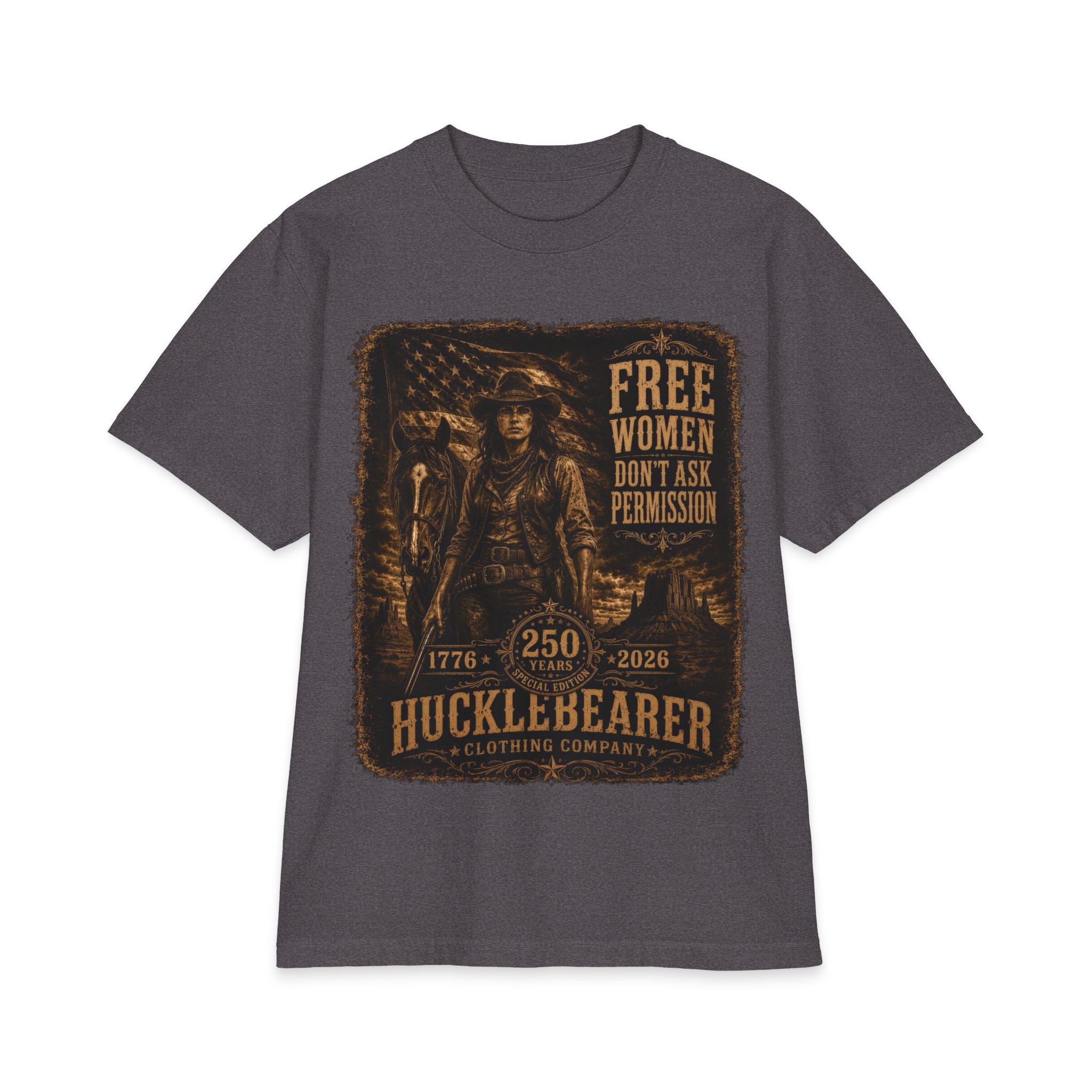 Hucklebearer 'Free Women Don't Ask Permission' T-Shirt