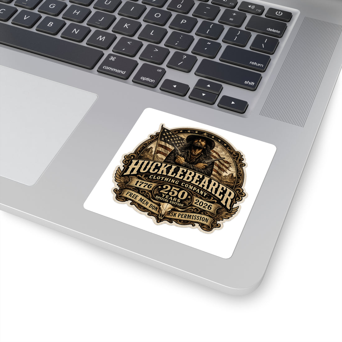 Hucklebearer 250th Anniversary Square Sticker