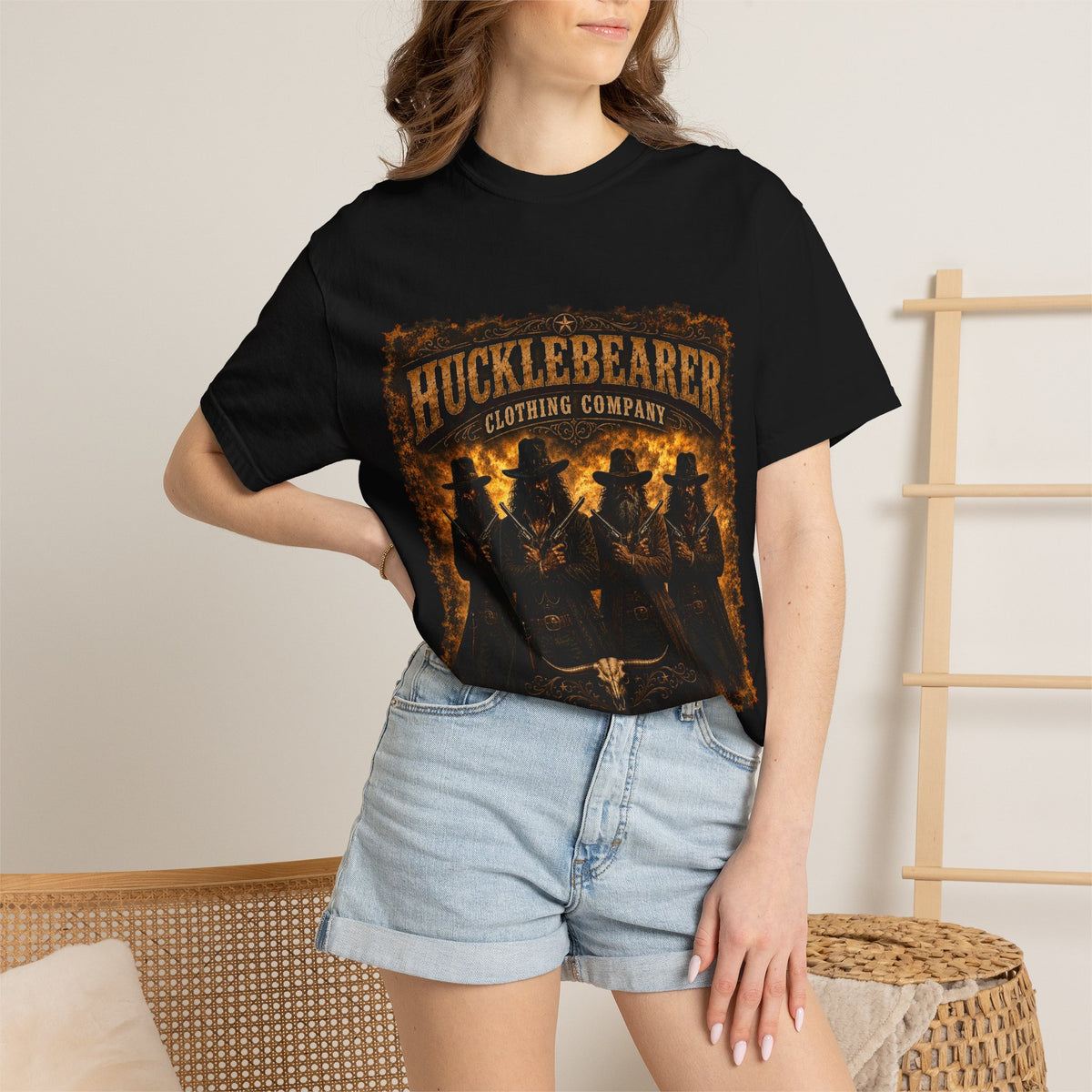 Copy of HuckleBearer Western Outlaw Graphic T-Shirt