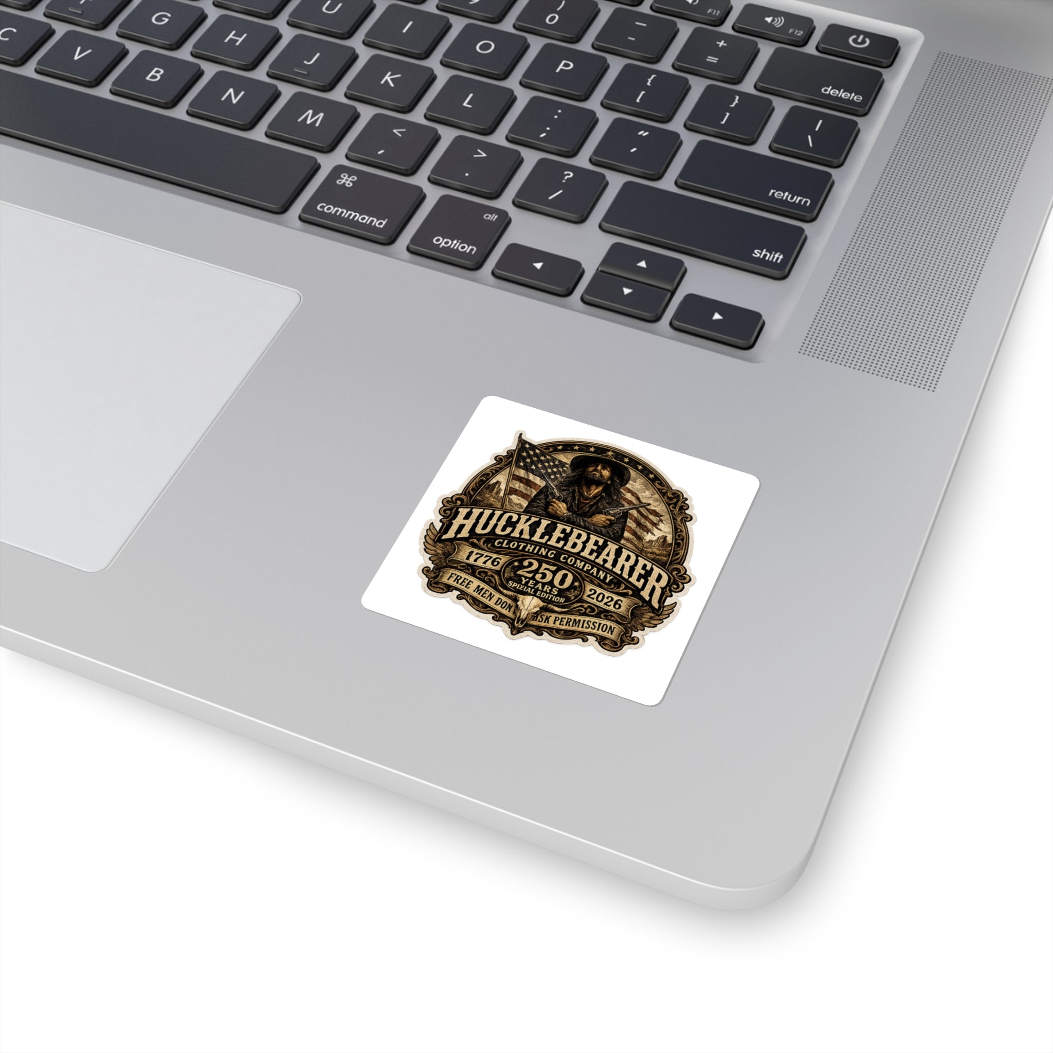 Hucklebearer 250th Anniversary Square Sticker