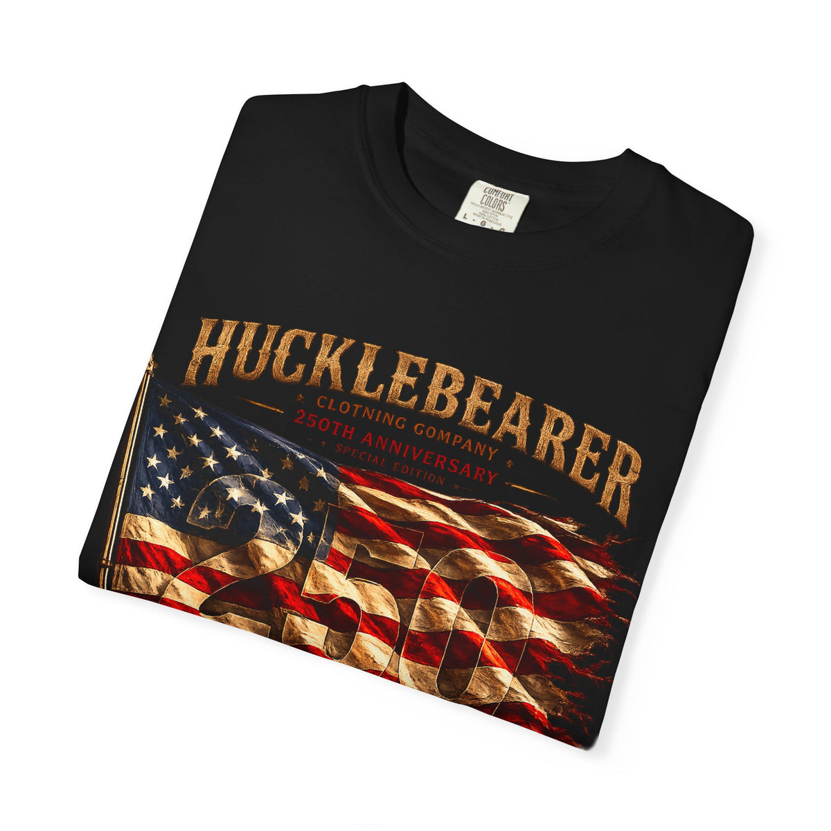 Copy of Hucklebearer "250th Anniversary" American Flag T-Shirt