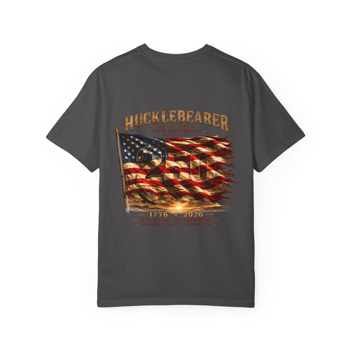 Hucklebearer 250th Anniversary Flag T-Shirt