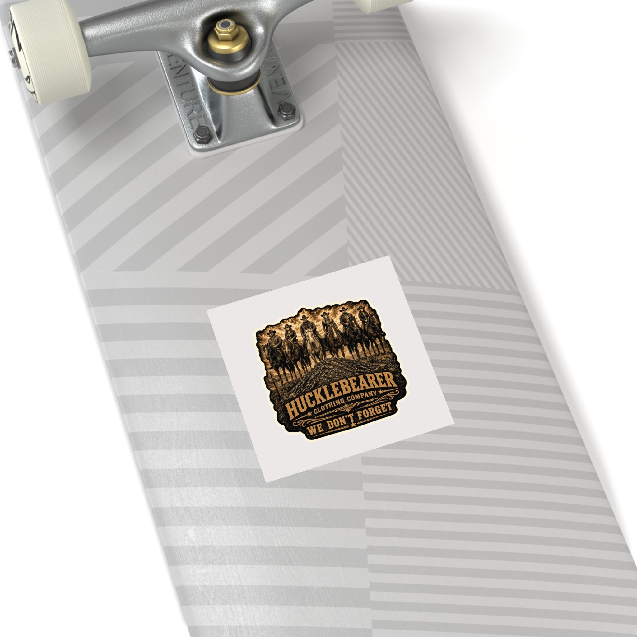 Hucklebearer 'We Don’t Forget' Cowboy Sticker